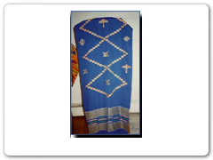 15- Adinkra Kente - Blue- Purple or black